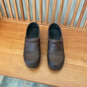 L.L. Bean Brown Leather Mules